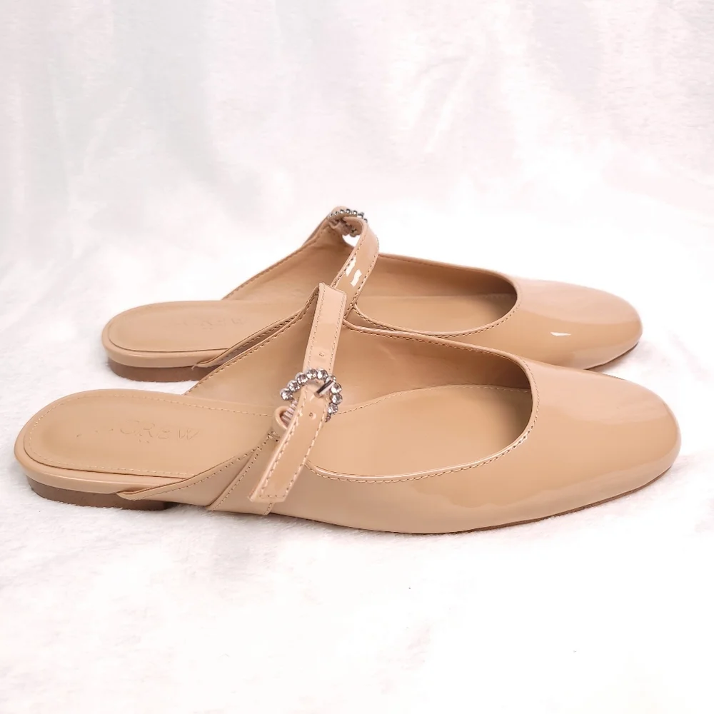 J. Crew Factory Mary Jane Mules 6 1/2 CA763